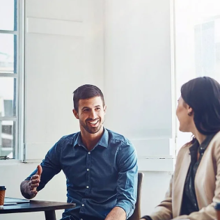 a customer service representative